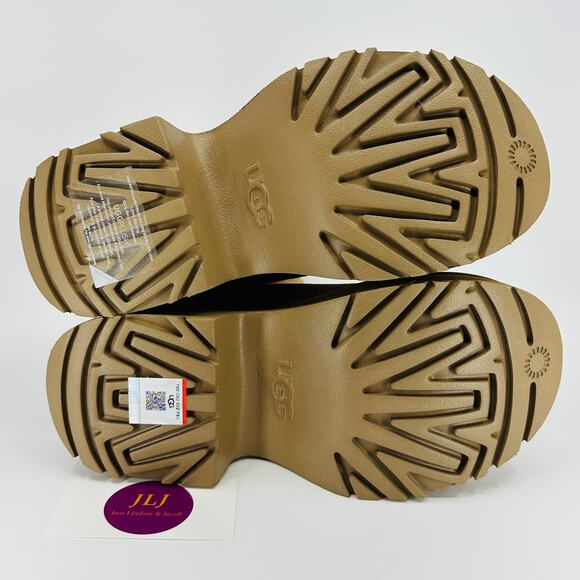 UGG Women's Classic Twin Seam New Heights Chestnut Suede Boots 1158313 Size 7 - Picture 10 of 12